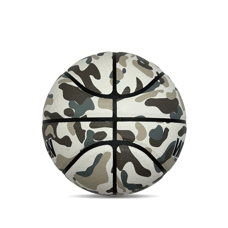 ইনডোর/আউটডোর হাইগ্রোস্কোপিসিটি পিইউ রঙিন মুদ্রিত স্পোর্টস বাস্কেটবল বল