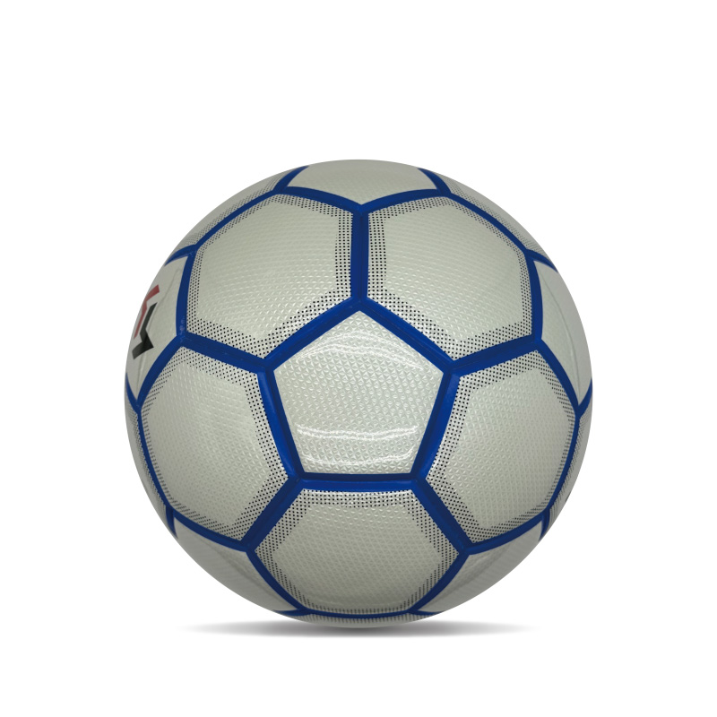 ডাবল মিরর কাস্টম মুদ্রিত ফুটবল চকচকে ব্যক্তিগতকৃত সকার বল অফিসিয়াল আকার 5