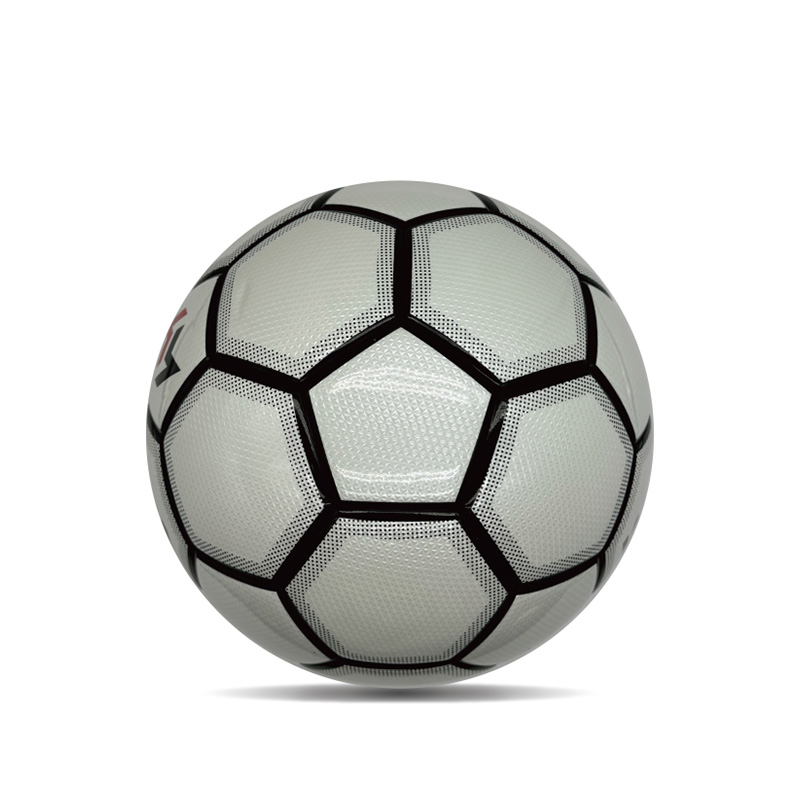ডাবল মিরর কাস্টম মুদ্রিত ফুটবল চকচকে ব্যক্তিগতকৃত সকার বল অফিসিয়াল আকার 5