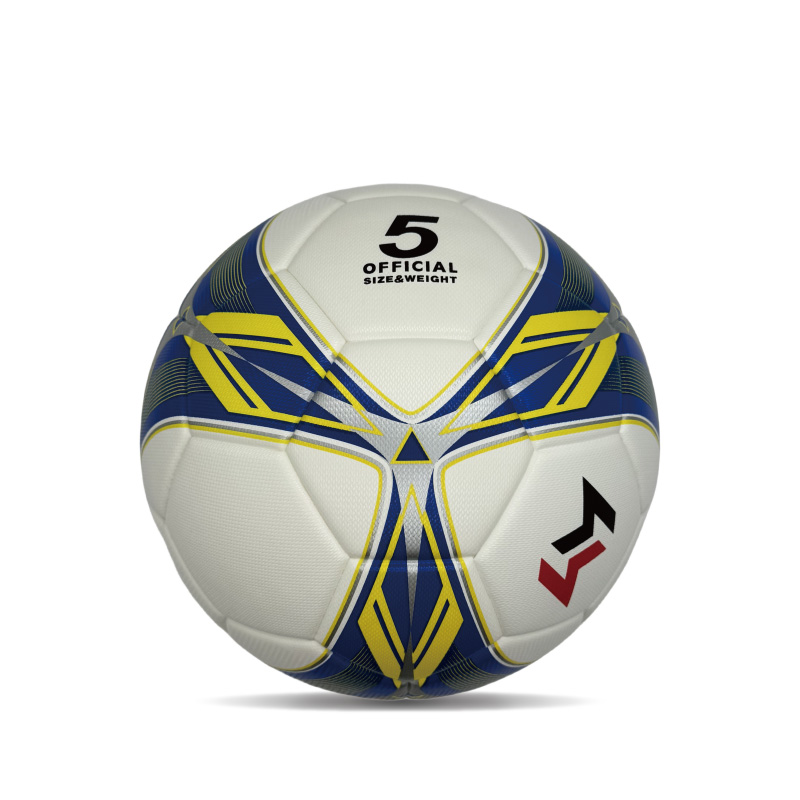 Diamond PU Leather Professional Soccer Ball Official Size 5 Custom Colorful Unisex Durable Training Football