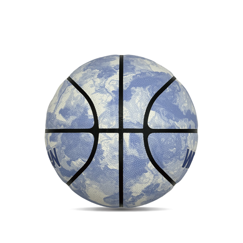 ইনডোর/আউটডোর হাইগ্রোস্কোপিসিটি পিইউ রঙিন মুদ্রিত স্পোর্টস বাস্কেটবল বল