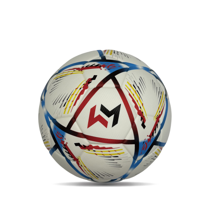 Diamond PU Leather Professional Soccer Ball Official Size 5 Custom Colorful Unisex Durable Training Football