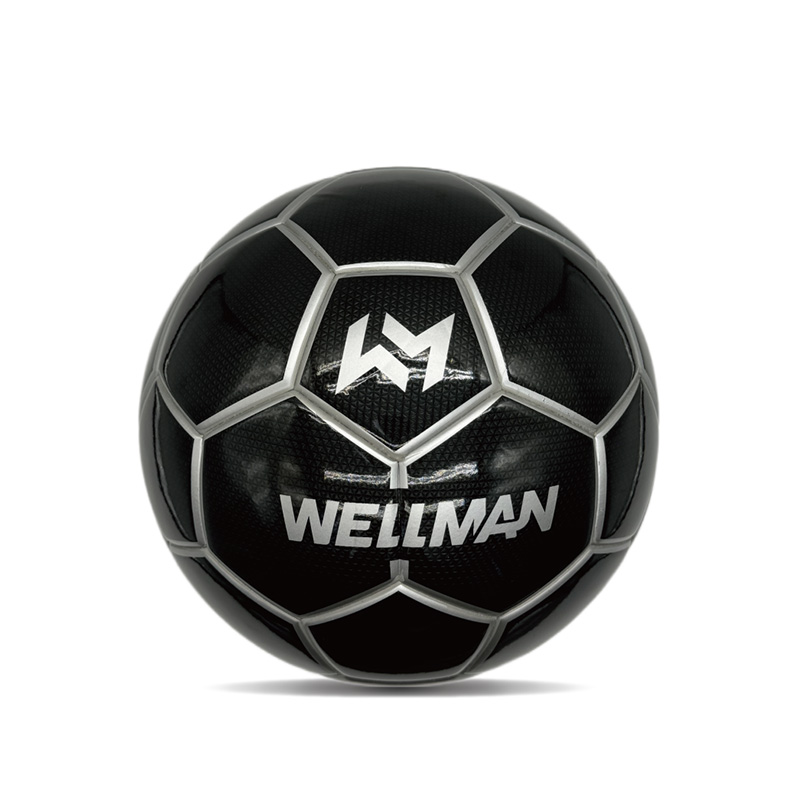 ডাবল মিরর কাস্টম মুদ্রিত ফুটবল চকচকে ব্যক্তিগতকৃত সকার বল অফিসিয়াল আকার 5