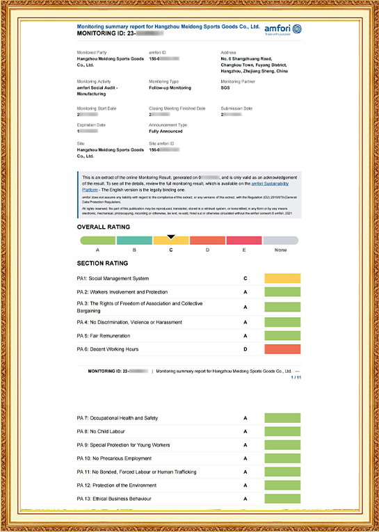 বিএসসিআই শংসাপত্র